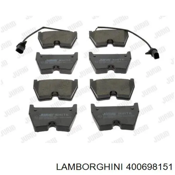 Pastillas de freno delanteras 400698151 Lamborghini
