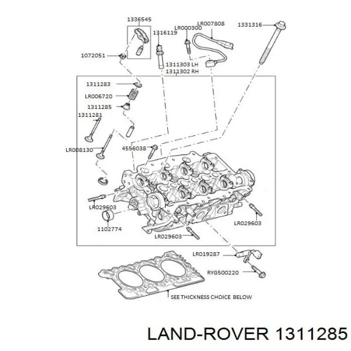 Comprar 1311285 Land Rover Sello De Aceite De Valvula (Rascador De Aceite) Entrada/Salida