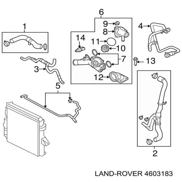 Sensor de temperatura del refrigerante Land Rover 4603183 precio, desde 111,21 EUR