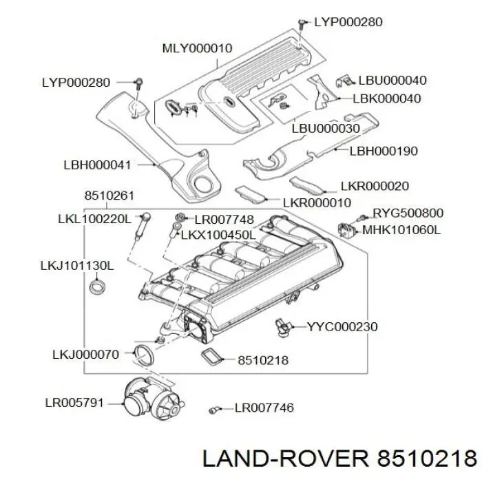 Junta de colector de admisión Land Rover 8510218 precio, desde 6,18 EUR