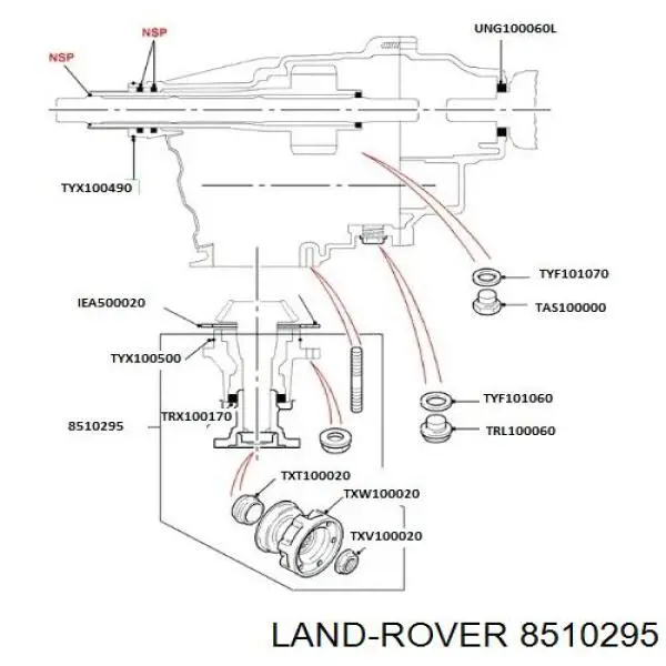 TRX100170 Land Rover