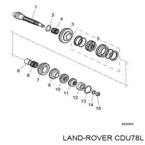 CDU78L Land Rover