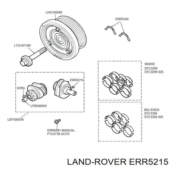  Land Rover ERR5215 precio, desde 3,46 EUR