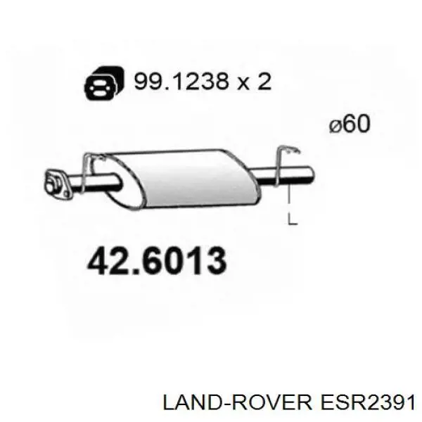 Comprar 5316 Polmostrow Silenciador trasero
