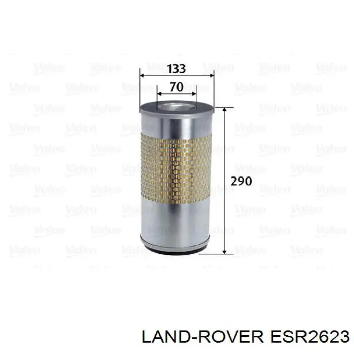 El filtro de aire Land Rover ESR2623 precio, desde 24,17 EUR