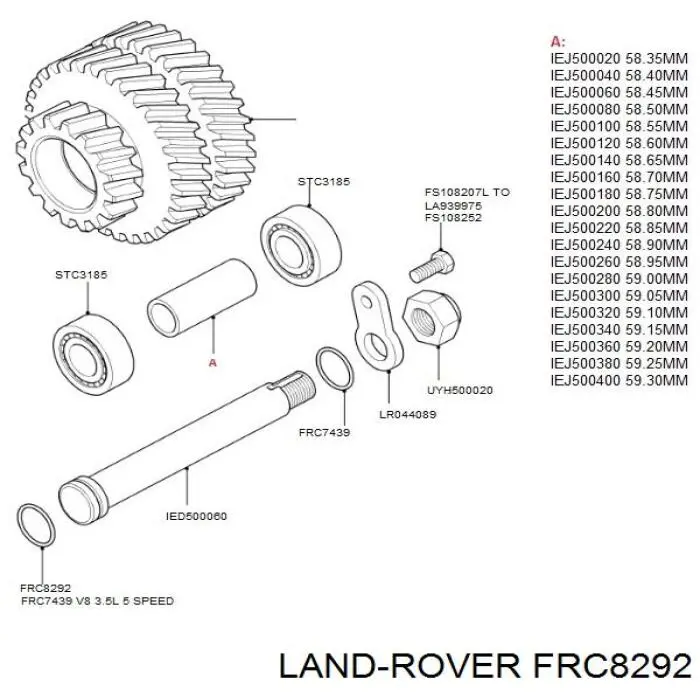 Comprar FRC8292 Land Rover 