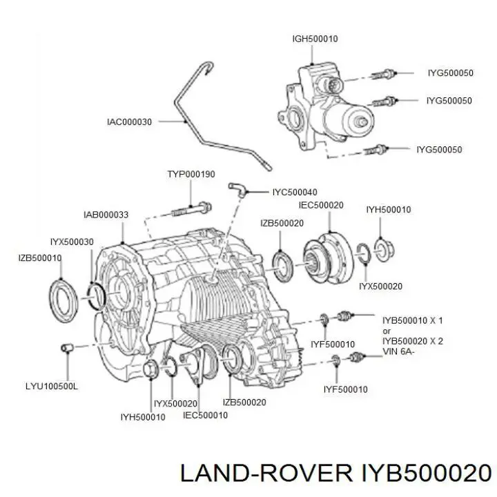 IYB500020 Land Rover