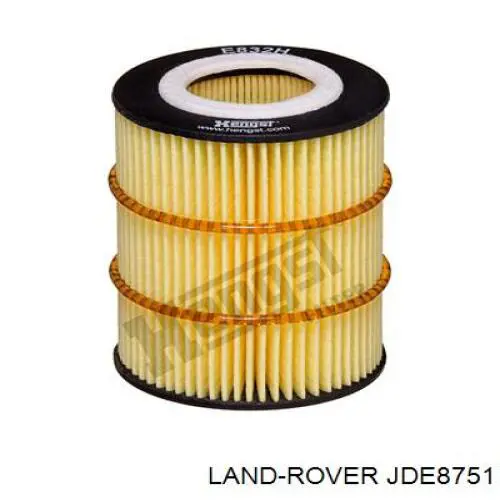 JDE8751 Land Rover filtro de aceite