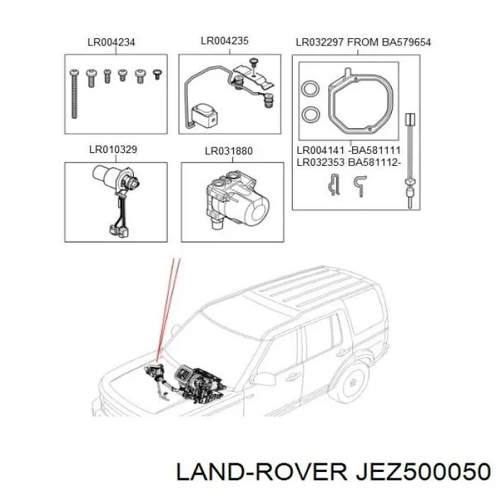 JEZ500050 Land Rover