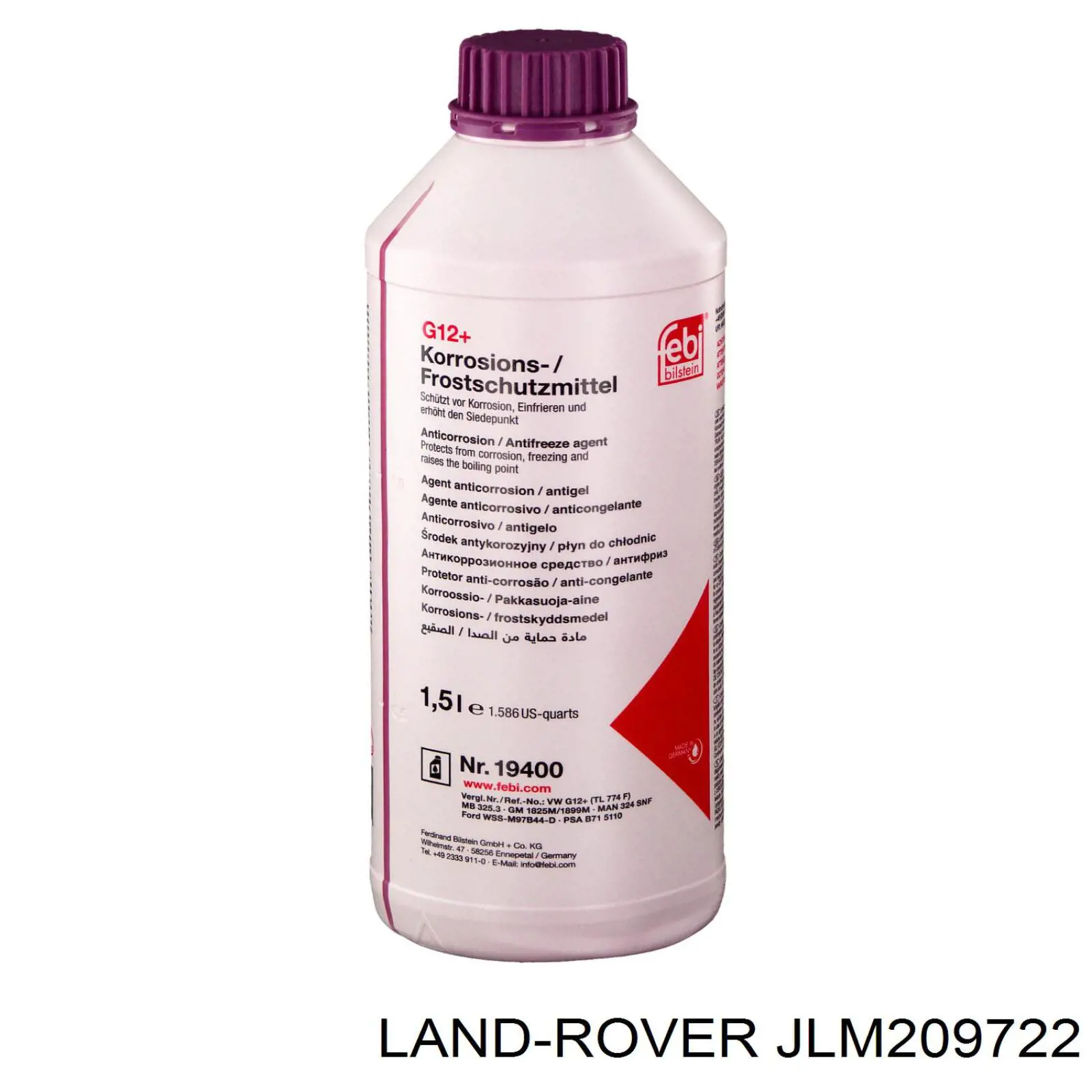 Líquido anticongelante Land Rover (JLM209722)