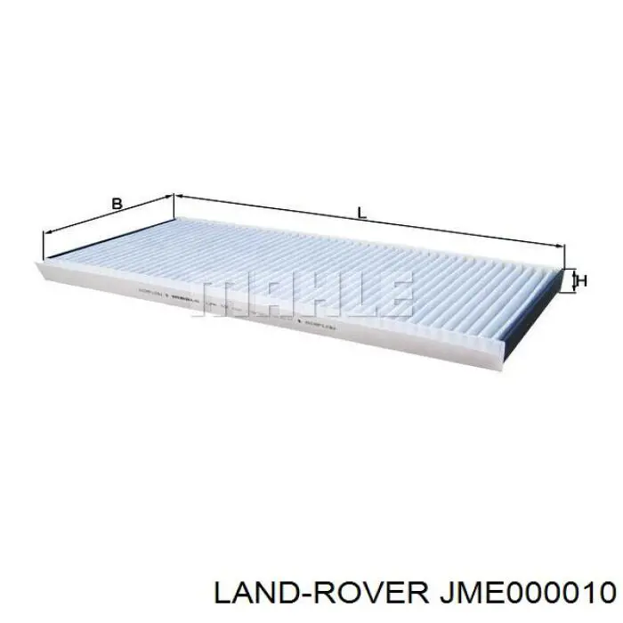 Filtro de habitáculo LAND ROVER JME000010