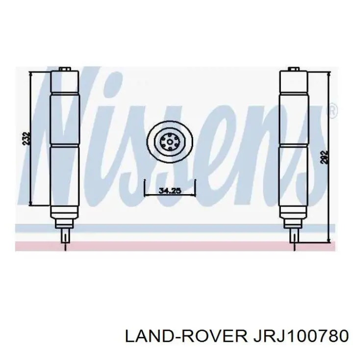 JRJ100780 Land Rover receptor-secador del aire acondicionado