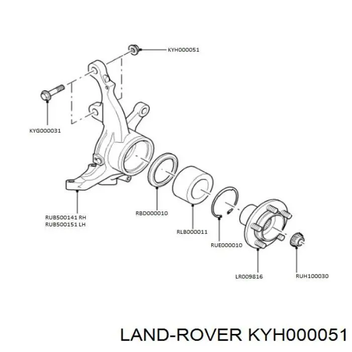  Land Rover KYH000051 precio, desde 20,52 EUR