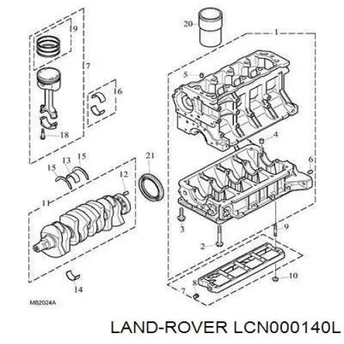 LCN100210L Land Rover