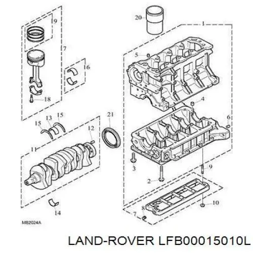 LFB00015010L Land Rover