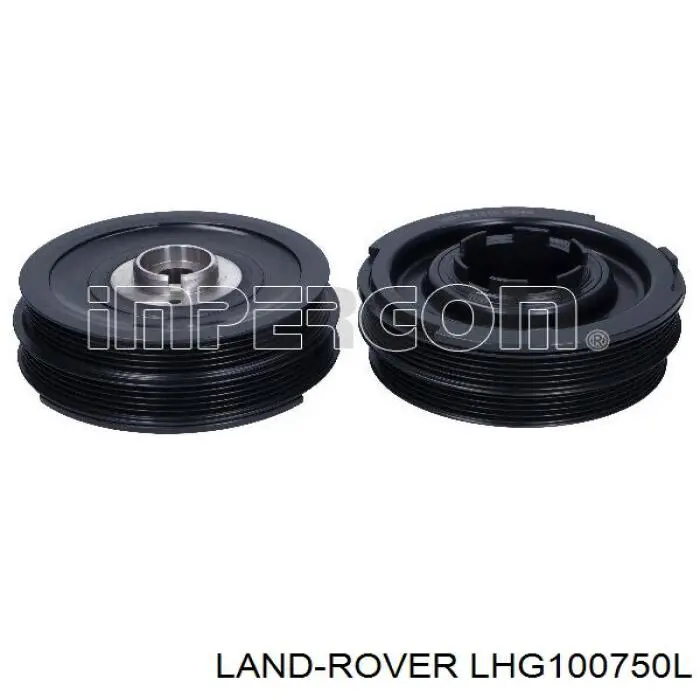 Polea de cigüeñal LHG100750L Land Rover