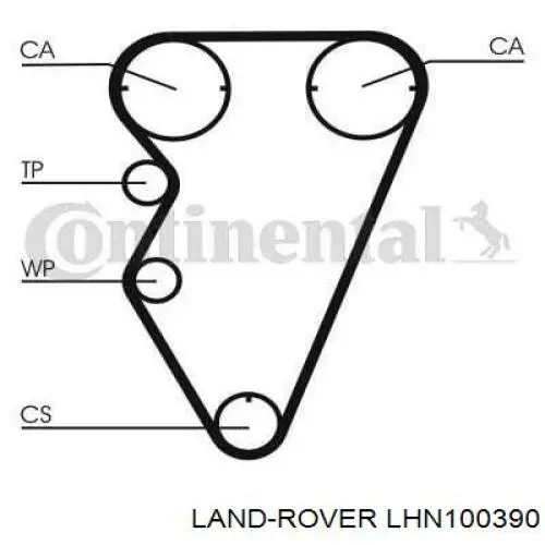 LHN100390 Land Rover correa distribución