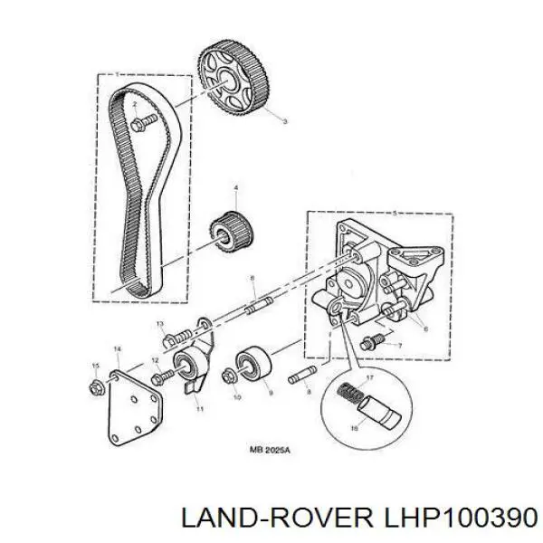Tensor correa distribución LHP100390 Land Rover