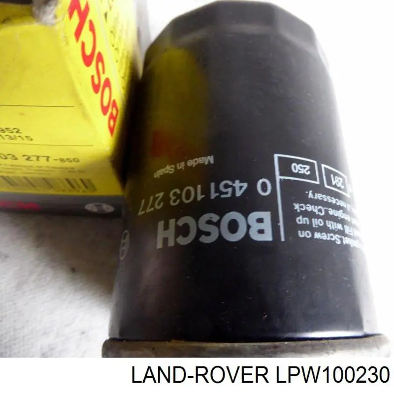 Filtro de aceite LPW100230 Land Rover