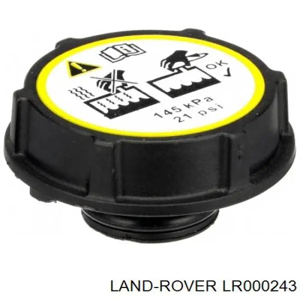LR000243 Land Rover tapón, depósito de refrigerante