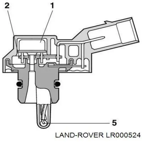 LR015294 Land Rover sensor de presión de combustible