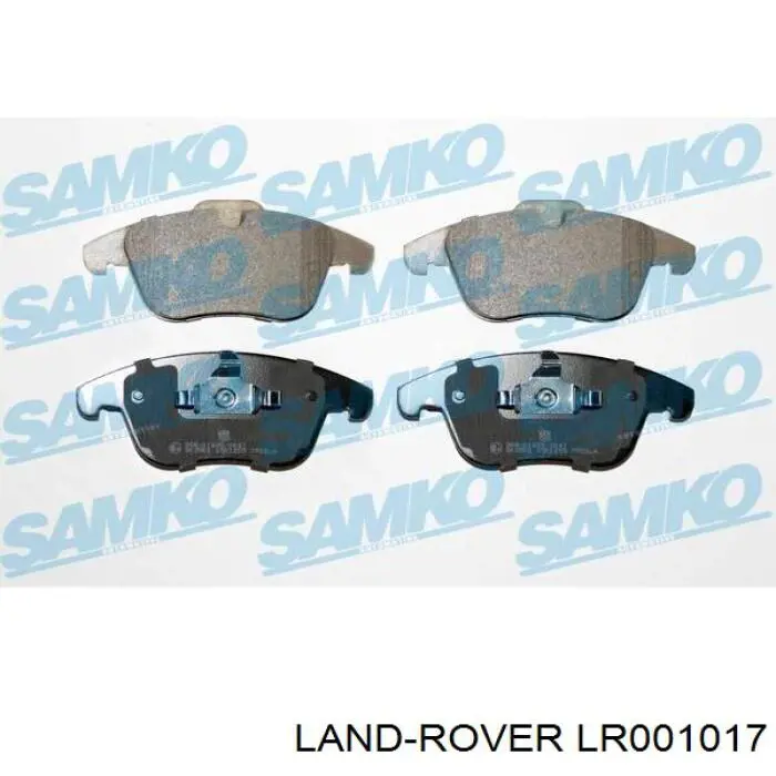 LR001017 Land Rover pastillas de freno delanteras