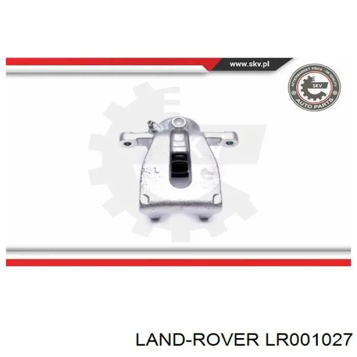 LR001027 Land Rover pinza de freno trasera izquierda