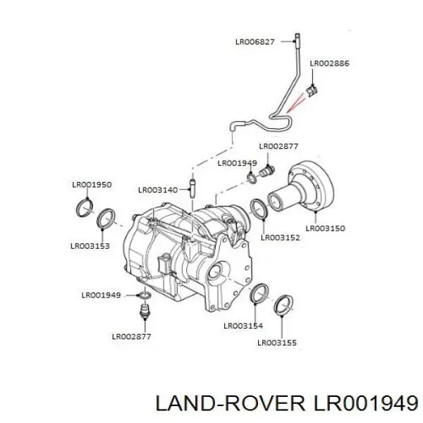 Junta del tapón del cárter de la transmisión automática Land Rover LR001949 precio, desde 7,28 EUR