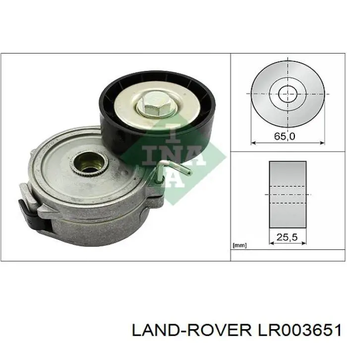 1881236 Ford Tensor de correa de alternador