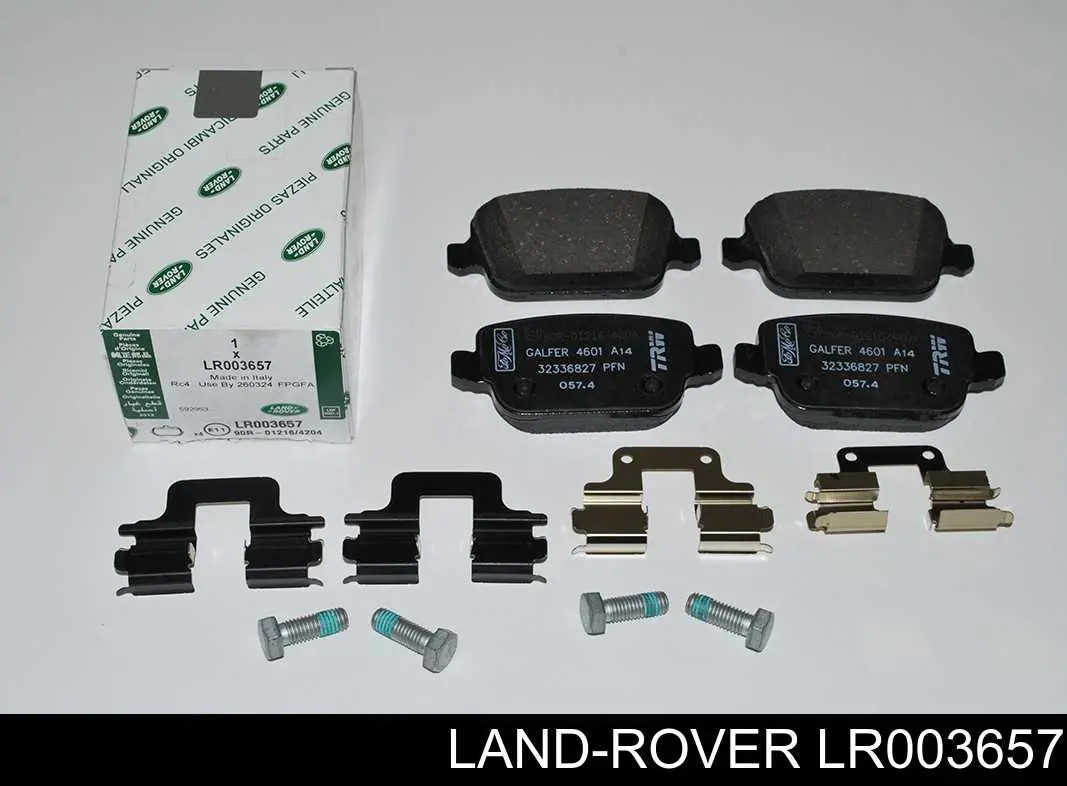 Pastillas traseras de freno Land Rover LR003657 precio, desde 28,28 EUR