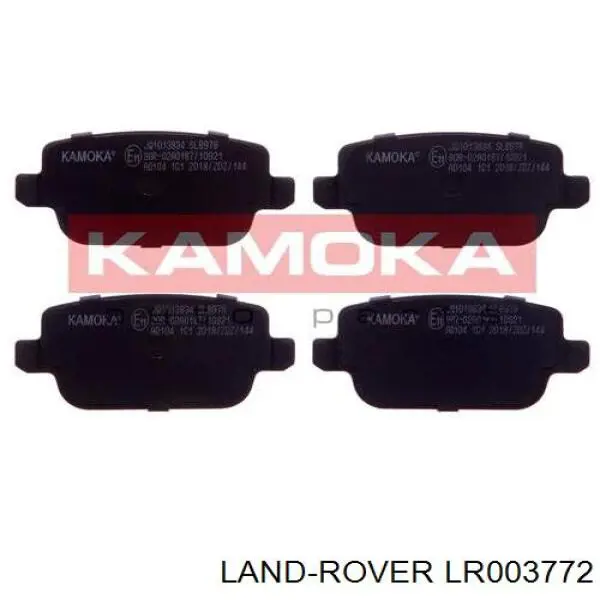 LR003772 Land Rover pastillas de freno traseras