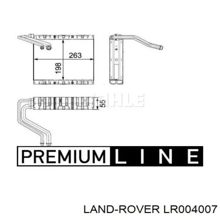 Comprar LR004007 Land Rover Evaporador de aire acondicionado