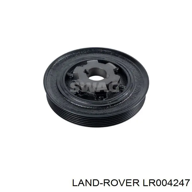 LR004247 Land Rover polea de cigüeñal