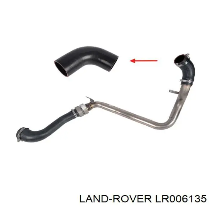 LR006135 Land Rover Manguera superior del radiador