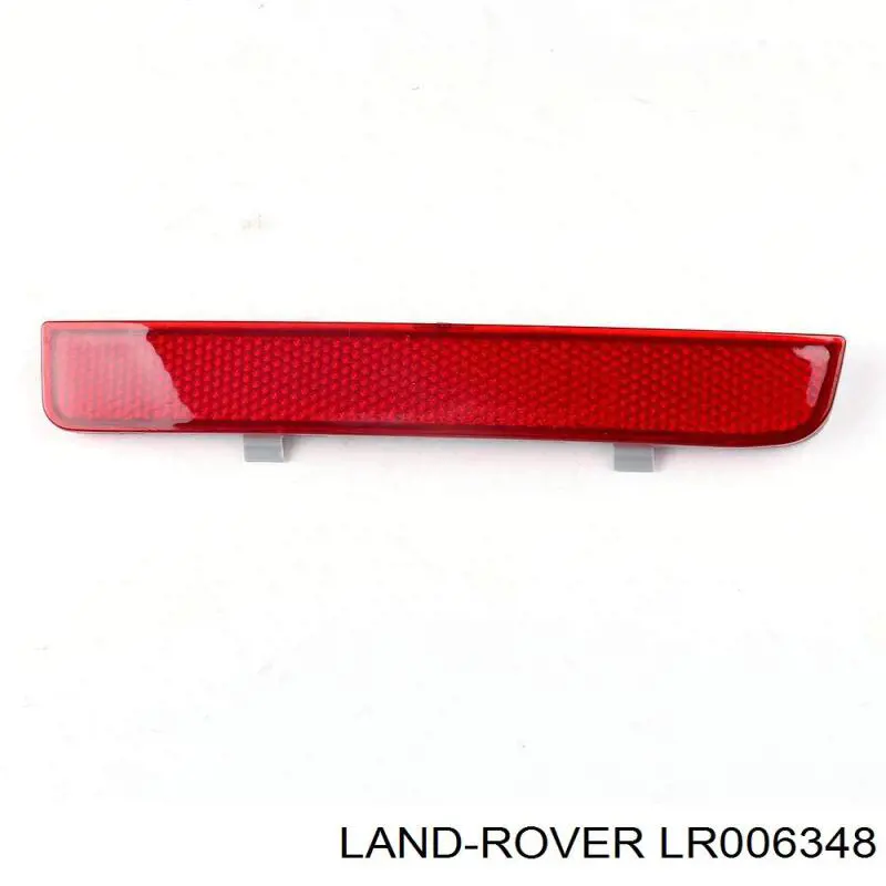 LR006348 Land Rover reflector, parachoques trasero, derecho