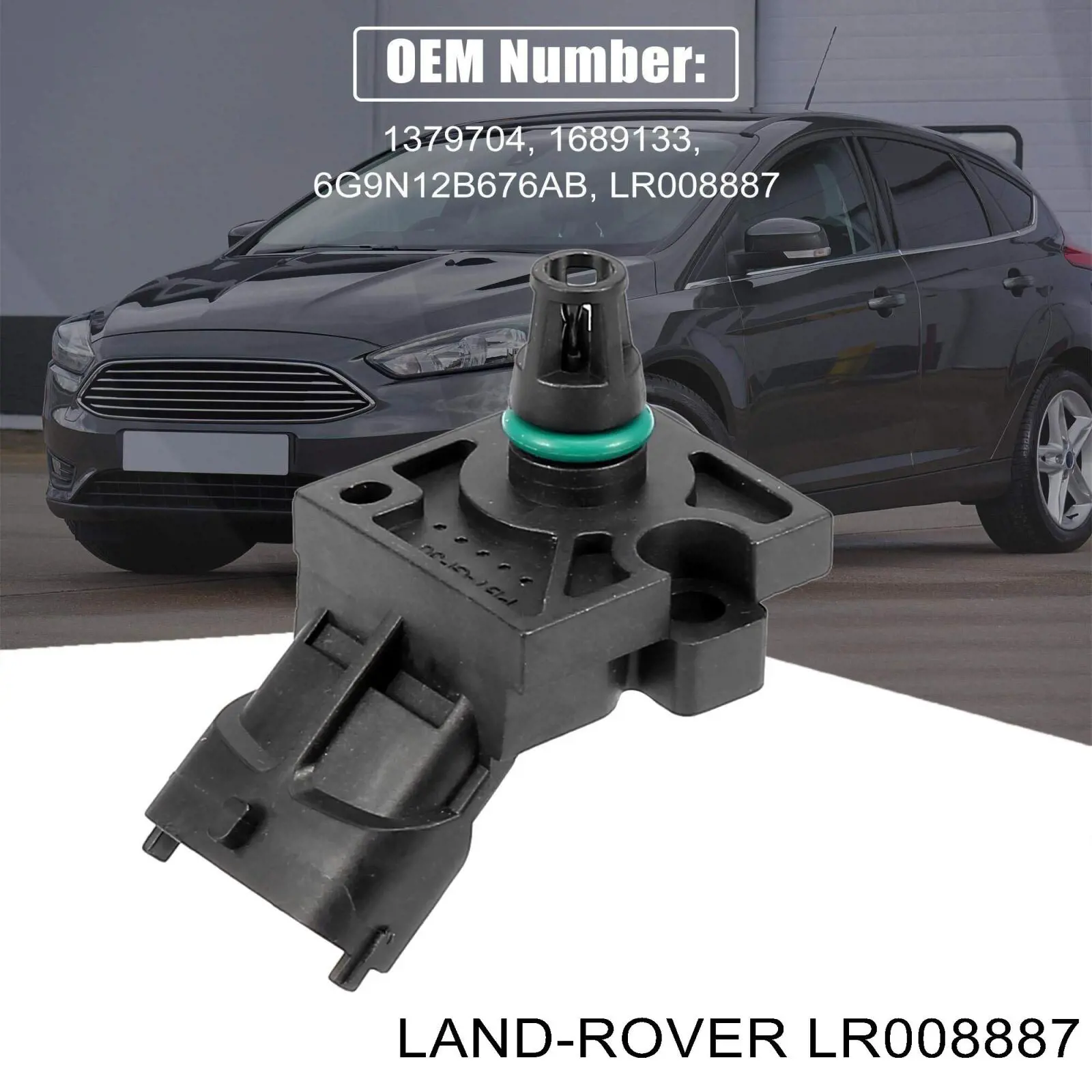LR008887 Land Rover sensor de presion del colector de admision