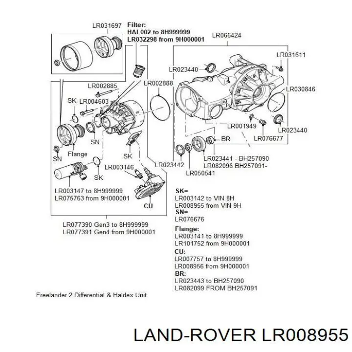 Embrague Haldex Land Rover LR008955 precio, desde 78,12 EUR