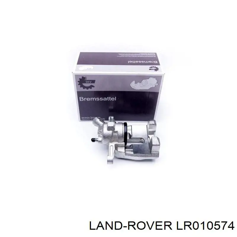 LR010574 Land Rover pinza de freno trasero derecho