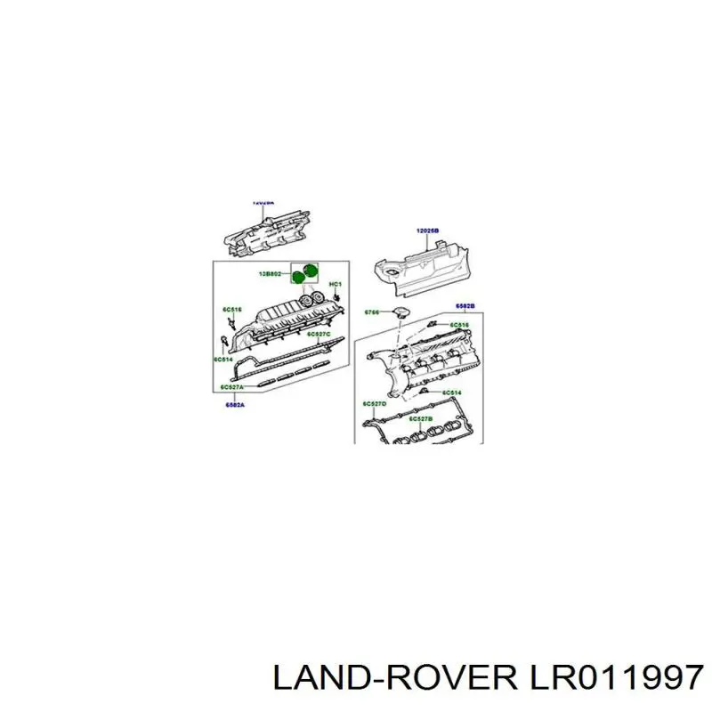 Manguera de refrigeración para Land Rover Range Rover (L322)