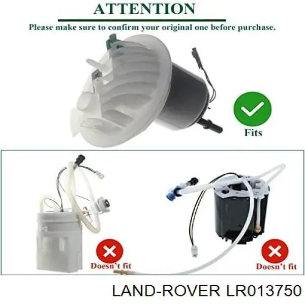 Tapa de depósito de combustible LR013750 Land Rover