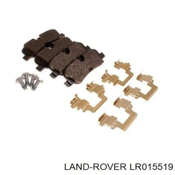 LR015519 Land Rover pastillas de freno traseras