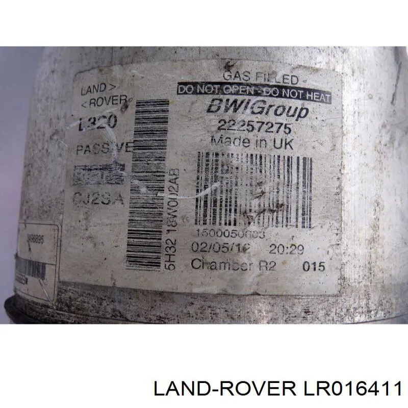 Muelle neumático, suspensión, eje trasero para Land Rover Range Rover (L320)