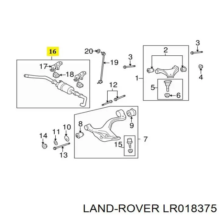 RQK000049 Land Rover