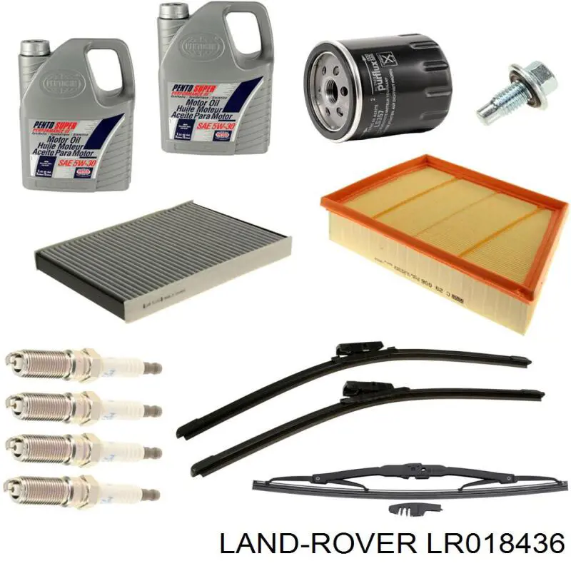 Comprar LR018436 Land Rover Escobilla del limpiaparabrisas del lado del conductor