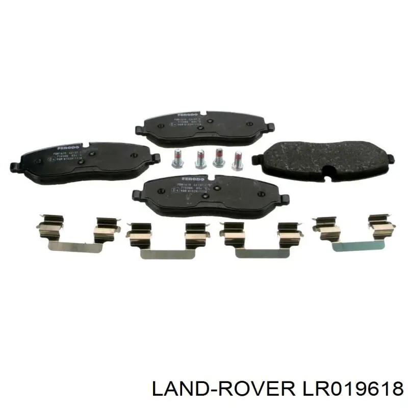 LR019618 Land Rover pastillas de freno delanteras