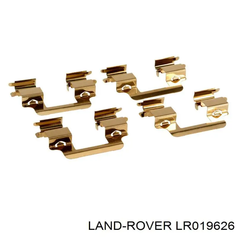 LR019626 Land Rover pastillas de freno traseras