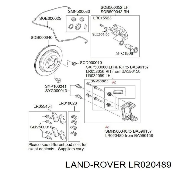 LR020489 Land Rover