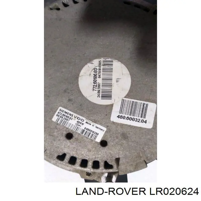 PGF500220 Land Rover difusor de radiador, aire acondicionado, completo con motor y rodete