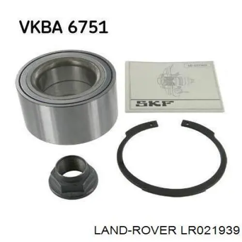 LR021939 Land Rover cojinete de rueda trasero