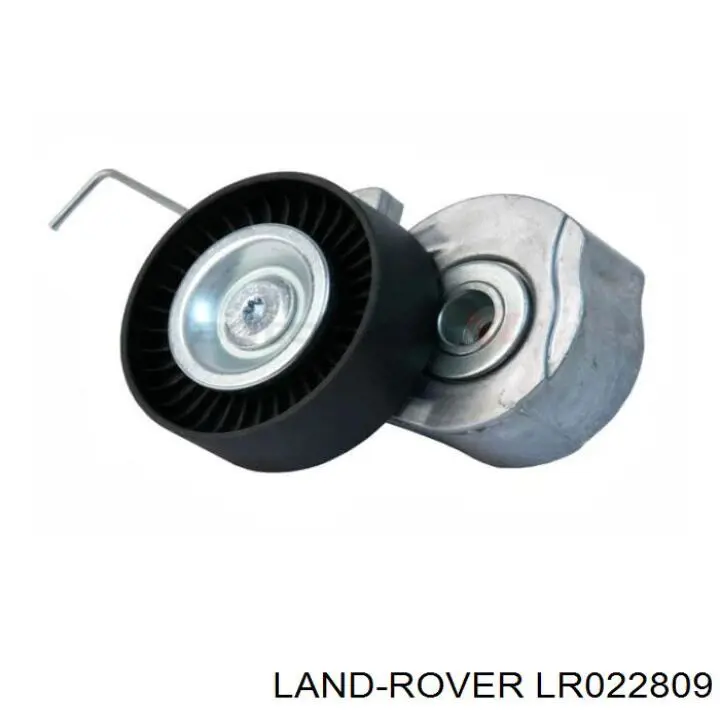 LR022809 Land Rover tensor de correa, correa poli v